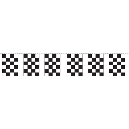NABCO Poly Checkered Rectangle Pennants PR60